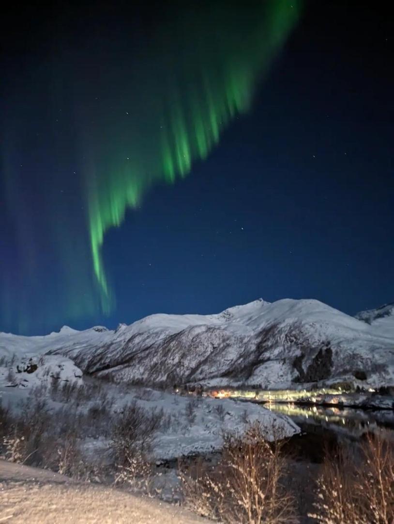 Nydelig Hytte Med Fantastisk Beliggenhet Ved Sjoen Villa Laupstad Bagian luar foto